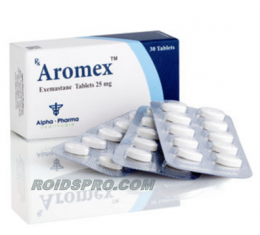 Aromex for sale | Aromasin - Exemestane | 25mg x 30 tabs Alpha Pharma